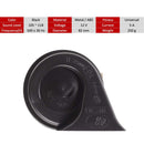 Evermotor Universal 12V Loud Air Horn Set for Vehicles, Black