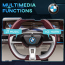 White BMW Electric Ride-On Car for Kids with Remote Control