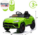 12V Licensed Lamborghini Ride-On Electric Car for Kids with Remote Control