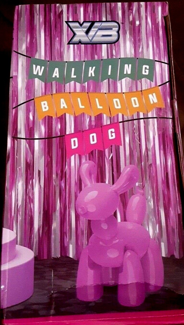 Walking Balloon Dog Toy in 3 Colors, Sizes 4", 7", and 8" for Ages 8+