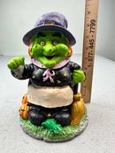 9-Inch Battery-Operated Animated Singing and Dancing Rubber Witch for Halloween