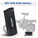48V 13Ah Lithium Battery for Folding Bikes, No Bottom Discharge Port