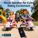 Gotrax Bluetooth Electric Wiggle Car for Kids Ages 3-8 with 12V Battery for 120 Minutes of Fun