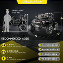 24V 2-Seater Kids Electric Ride-On Truck 400W with Bluetooth and Remote Control