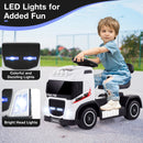 6V Battery-Powered Electric Ride-on Truck for Kids with LED Lights