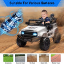 Hetoy 12V Remote Control Electric Ride-On Truck for Kids