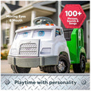 Real Rigs 6V Battery-Powered Recycling Truck for Toddlers