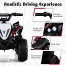 12V Battery-Powered 4-Wheeler Ride-On Toy with Sound, Lights, USB Connectivity, and Wireless Features