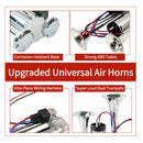 12V 600db High-Volume Dual-Tone Electric Train Horn for Trucks and Cars with Compressor
