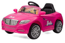 Barbie Pink Convertible 6V Ride-On Car with Remote Control