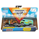 Scooby Doo vs. Mystery Machine 1:64 Scale Die-Cast Monster Trucks