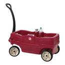 Children's Ride-On Wagon, Sturdy Plastic Alternative with Safety Seat Belts