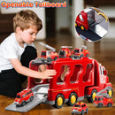 7-in-1 Fire Engine Playset for Toddlers Aged 3-5