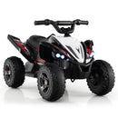 12V Battery-Powered 4-Wheeler Ride-On Toy with Sound, Lights, USB Connectivity, and Wireless Features