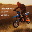 High-Speed 24V Electric Dirt Bike for Kids with Leather Seat