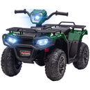 Green 12V Battery-Powered ATV for Kids Ages 3-5