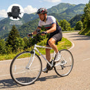 Adult 700C Hybrid Bicycle Featuring 18-Speed Shimano Gear System and Phone Mount-Whi