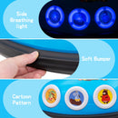 Navy 12V Remote Control Bumper Car for Kids with LED Lights and Music
