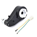 High-Speed Black 550 DC12V Gearbox Motor for Electric Cars