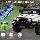 12V Off-Road Ride-On Car for Kids with Parental Control, Music, and Safety Belts for Ages 2-5