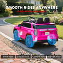 12V Pink Electric Ride-On Car for Kids