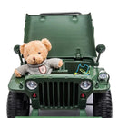 Electric Military Jeep Ride-On Toy