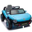 12V Volkswagen Beetle Electric Ride-On Car for Kids - Blue, Speeds Up to 2.5MPH