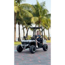 24V 4WD Dual-Seater Kids Golf Cart with Remote Control, Sunshade, and LED Lights