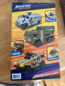 Mini Military 3-Pack Toy Vehicles with Lights and Sounds