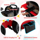 Battery-Powered Ride-On Train Toy with Under-Seat Storage and Carriage