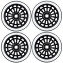 Wiggle Car Replacement Wheel Set - 4 Pieces with ABEC-9 Bearings, Black