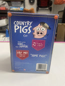 Retro Gemmy Country Pig Animated Singing Plush Cowboy Toy with Guitar