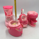 4-Piece Battery-Operated Playset of Children's Home Appliances