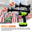 12V Truck Train Horn System with Air Compressor and Quad Metal Trumpets