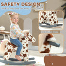 Rabbit-Themed Rocking Horse with Realistic Neigh and Plush Comfort