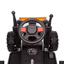 24V Electric Ride-On Tractor Toy for Kids with 4-in-1 Construction Tools