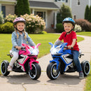 Mini Electric Motorcycle for Kids with LED Lights and 6V Battery Power