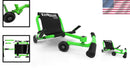 EzyRoller Green Steel Frame Ride-On Toy for Kids Ages 3-12+, Supports 154 lbs