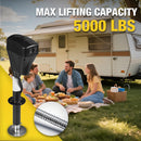 YELLOW JACKET 7-Way Electric Trailer Jack with Waterproof Cover, 5000 lbs Capacity