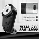 24V Fast Motor Gearbox Enhancement Kit for Power Wheels - Sturdy Steel Gears