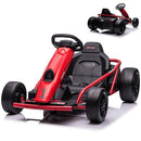 Garvee G Series 24V Red Go Kart with 600W Motor, 8MPH Speed, and 9Ah Battery for Kids Ages 8-12