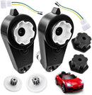 Set of 2 High-Speed 12V 15000RPM Motors with Steel Gearbox for Kids' Cars