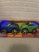 Turbo Wheels Street Jammerz Set: 2 Toy Cars with Light & Sound Pull-Back Feature