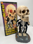 Retro Gemmy 17" Large Head Grooving Skeleton Super Freak *Inspected*