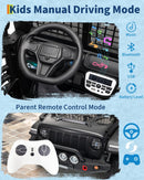 24V Remote Control 2-Seater Ride-On Toy for Older Kids