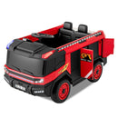 Dual-Seater Children's Fire Truck Ride-On with Remote-Controlled Water Gun and Shovel