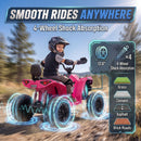 Pink Electric ATV Ride-On Car Toy for Girls Aged 3-8 Years