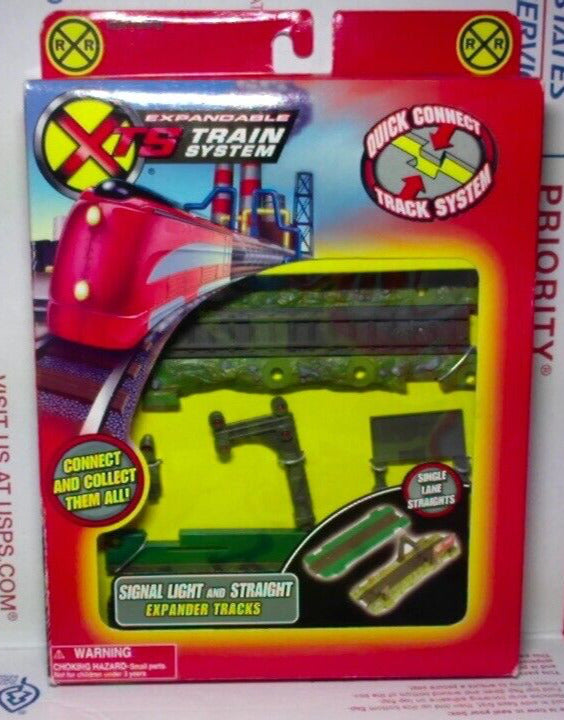 Expandable Train Track System with 11 Track Extenders Set