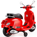 6V Electric Dual Ride-On Red Motorcycle Toy for Kids - 3-Wheeler Fun