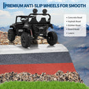Dual Seat 24V 4WD Electric Ride-On Car with Remote Control and LED Lighting